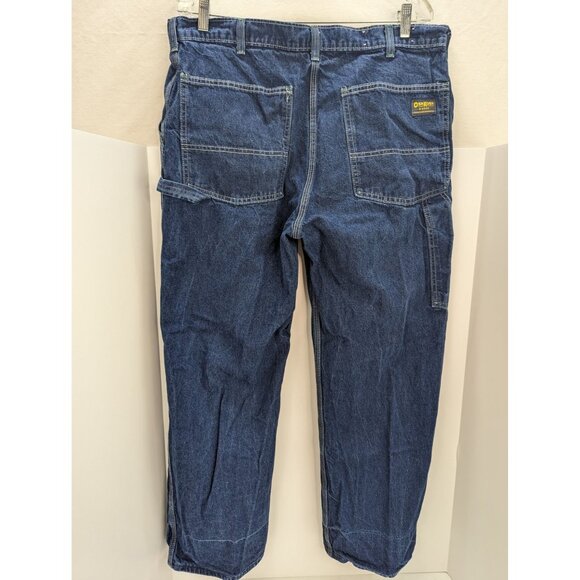 OshKosh B'Gosh Men Union Made Sanforized Carpenter Blue Jeans Size 36X28 - Picture 7 of 15